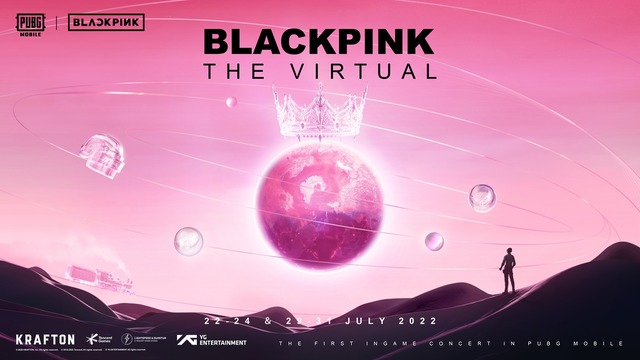 블랙핑크가 배틀그라운드 모바일과 협업해 K팝 최초로 인게임 콘서트를 개최한다. /YG 제공