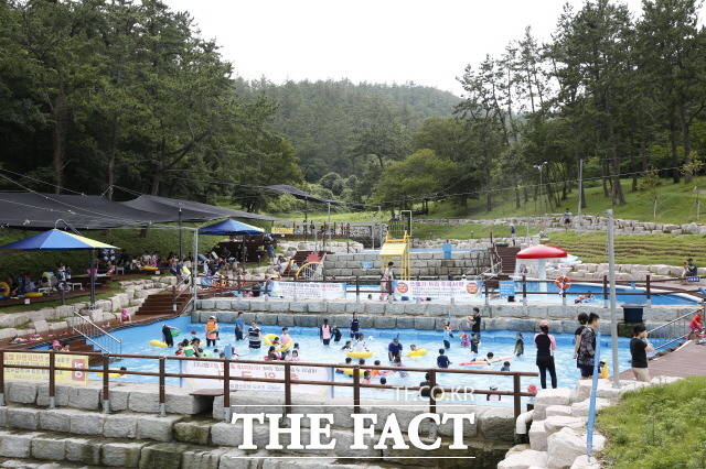 진도군 사천리 물놀이장 모습/진도군 제공
