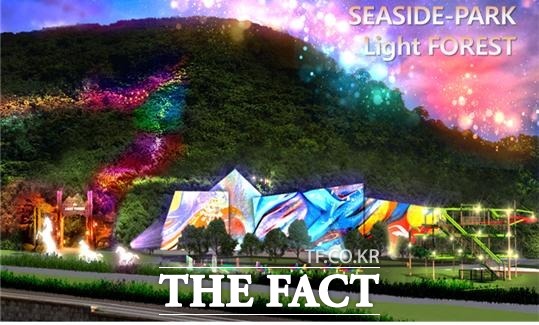 영종국제도시 씨사이드파크 야간 경관 사진/인천경제청 제공