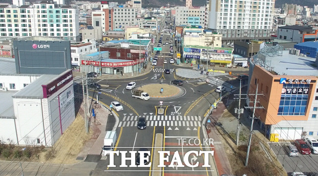 해남군 고도사거리 회전교차로 전경/해남군 제공