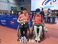 김영건·이준, '태국 오픈 국제장애인탁구대회' 복식 ‘金’