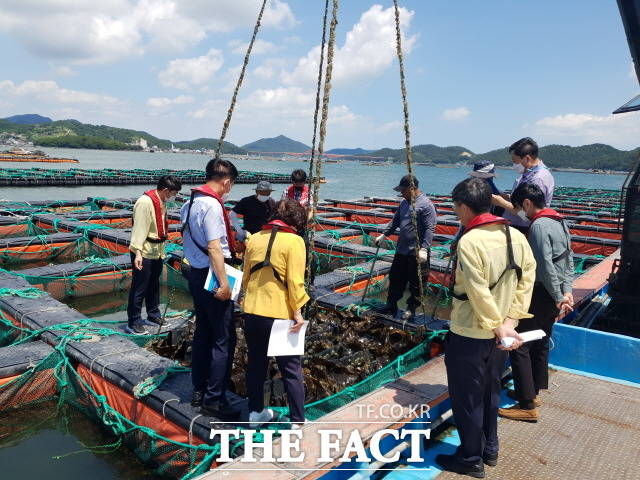 해수부관계자들이 강진군을 방문/강진군 제공