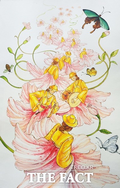 그림 부문 대상인 이소현씨의 무궁무진한 우리 문화 / 산림청 제공