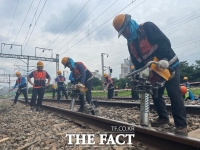  코레일, 폭우 피해 구간 열차 안전운행에 총력