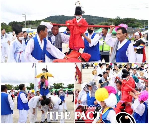남원시는 12일 남원 보절면 삼동굿놀이광장에서 전통세시 풍속놀이인 삼동(三童)굿놀이 향토축제를 개최했다고 밝혔다. /남원시 제공