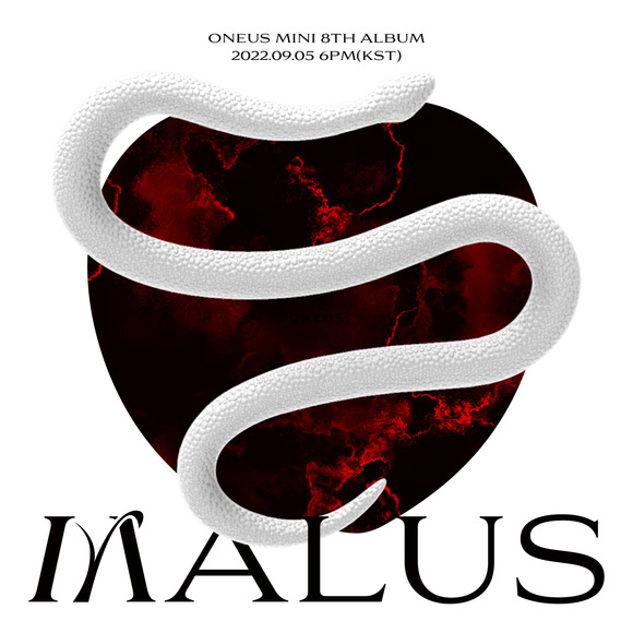 원어스가 새 앨범 MALUS 로고 포스터와 로고 모션을 공개했다. /RBW 제공