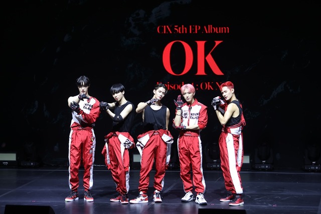 CIX가 22일 오후 4시 서울 연세대학교 백주년기념관 콘서트홀에서 다섯 번째 미니앨범 OK Episode 1 : OK Not 발표 쇼케이스를 개최했다. /C9엔터 제공
