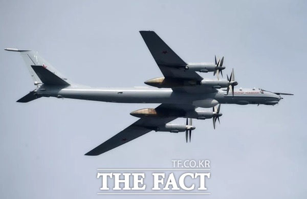 동해 상공을 비행한 것으로 알려진 러시아의 전략폭격기 Tu-95MS.사진=스푸트니크뉴스