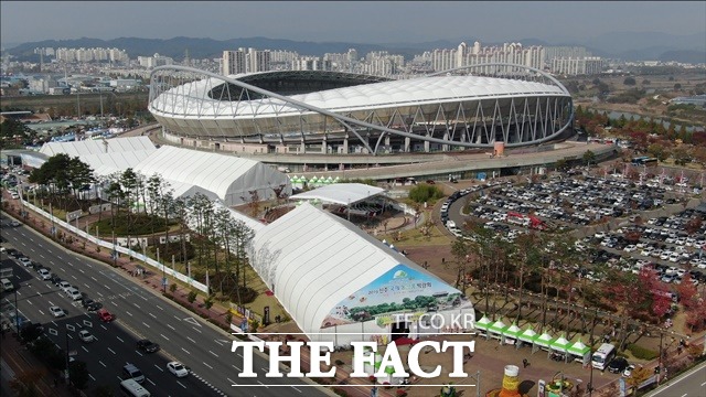 진주국제농식품박람회장 전경(자료사진)/진주시 제공