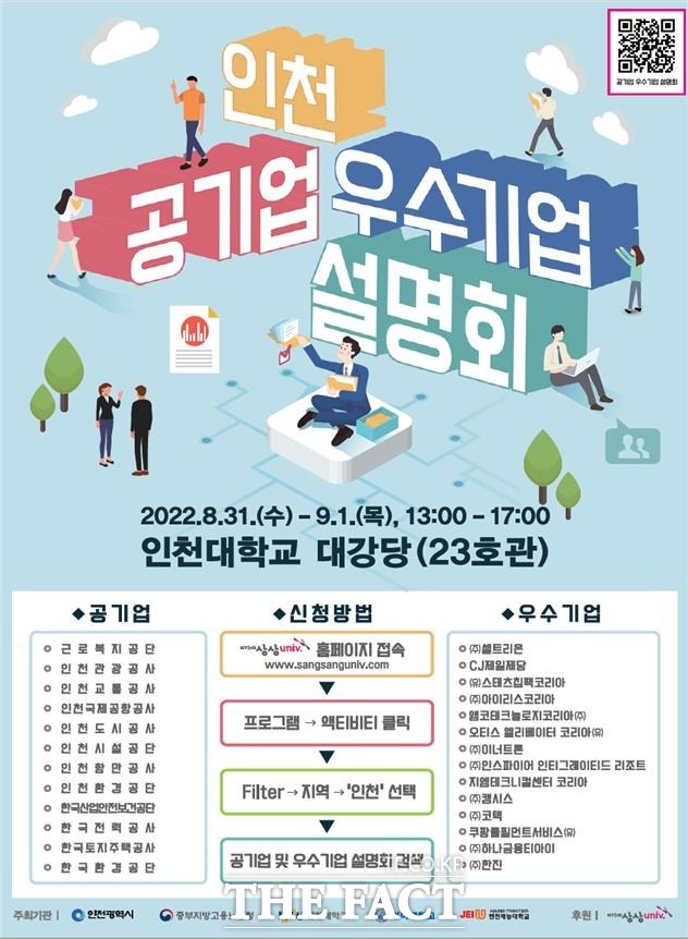 ‘2022 인천 공기업 및 우수기업 설명회’홍보 포스터 /인천시 제공