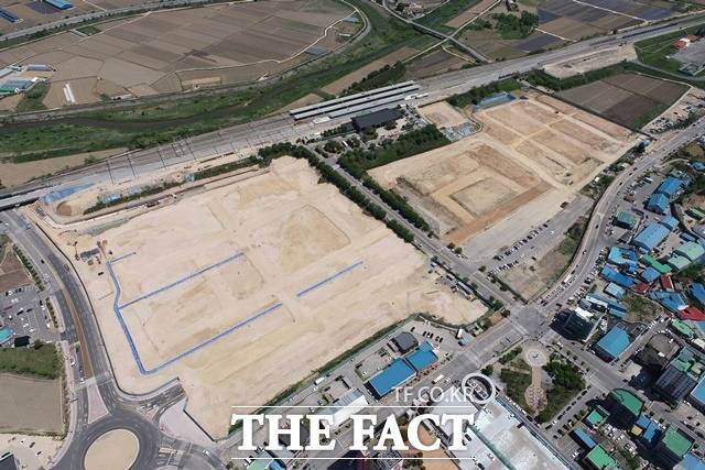 홍성역세권 도시개발사업에 따른 체비지 1차 매각 진행 후 유찰된 체비지를 오는 29일부터 2차 공개 매각한다. / 홍성군 제공