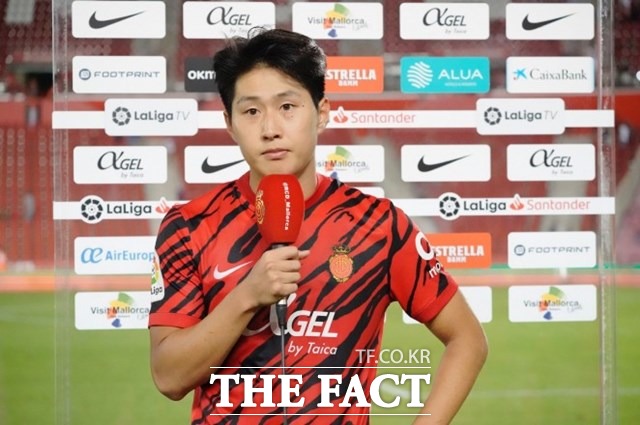 2경기 연속 공격 포인트를 기록하며 마요르카의 핵심 공격수로 신뢰를 받고 있는 이강인./마요르카 홈페이지