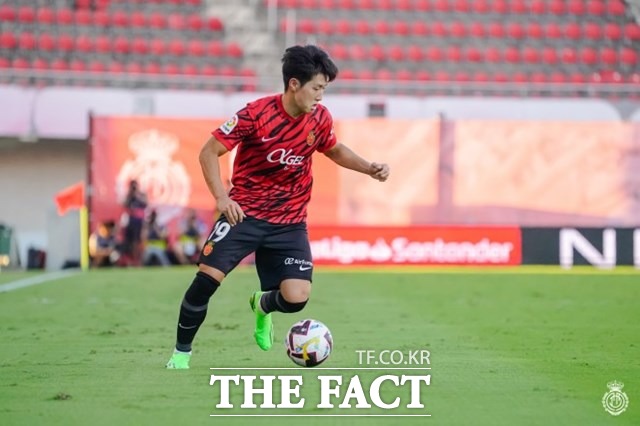 슛돌이 이강인이 28일 라리가 3라운드 레알 바예카노와 원정경기에서 시즌 첫골을 기록하며 재능을 꽃피우고 있다./마요르카 홈페이지