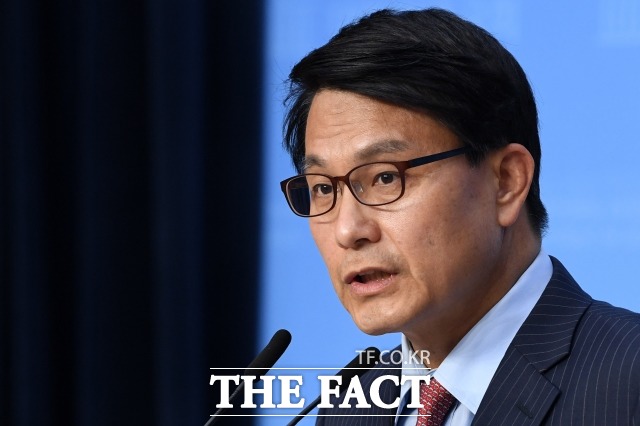 윤상현 국민의힘 의원이 28일 권성동 원내대표의 사퇴를 촉구했다. /남윤호 기자