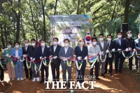  광명시, 도덕산 인공폭포 출렁다리 Y자형 수도권 '최초'개통