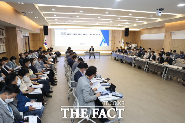 해남군이 민선 8기 공약사항 2차 보고회를 가뎠다/해남군 제공