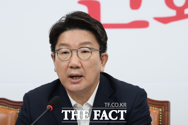 권성동 국민의힘 원내대표가 29일 국회에서 열린 비상대책위원회의에서 제 거취는 새로운 비대위 구성 이후 제가 스스로 결정하겠다고 말했다. /남윤호 기자