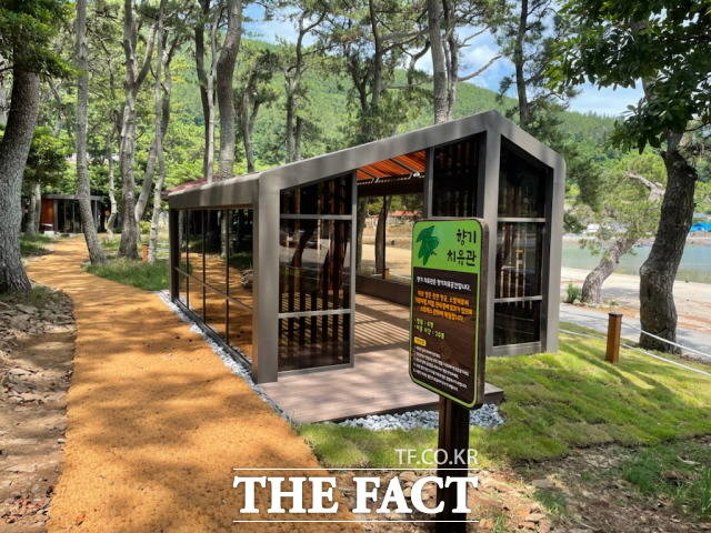 완도 청산 해양치유공원의 향기치유관 전경/완도군 제공