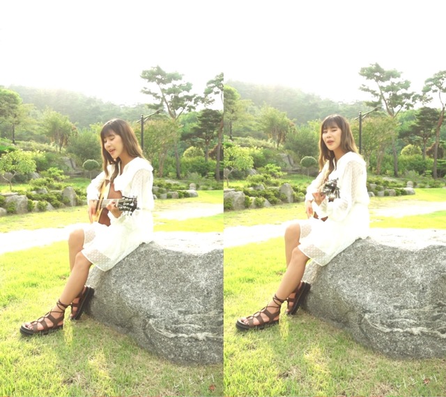 강민서가 신곡 너로 보여의 음원 일부가 담긴 영상을 공개했다. /서우이엔엠 제공