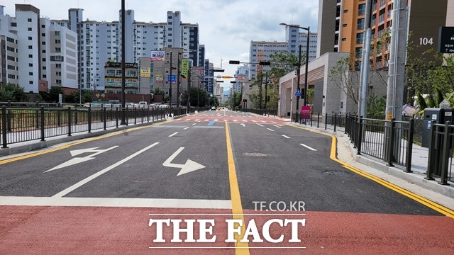 아산 권곡동과 모종동을 잇는 도시계획도로가 개통했다. / 아산시 제공