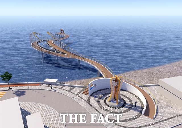 간월도 해양경관 탐방로 조감도. / 서산시 제공
