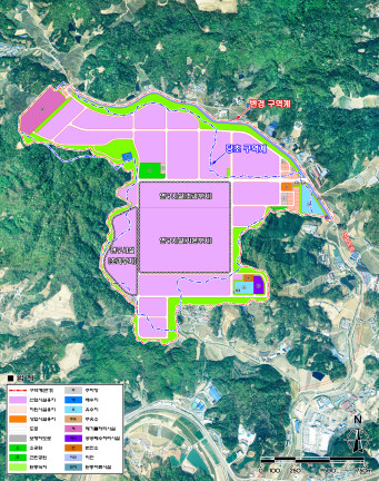 청주 오창테크노폴리스 산업단지 도면 / 청주시 제공