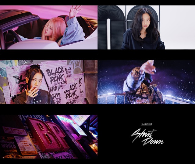 블랙핑크가 정규 2집 타이틀곡 Shut Down 뮤직비디오 티저를 공개했다. /YG 제공