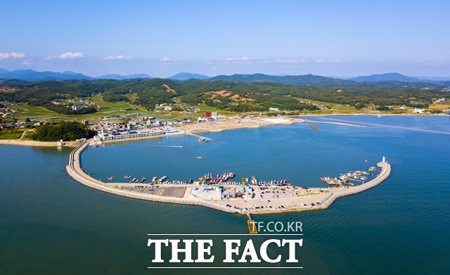 만조일때 남당항 모습. / 홍성군 제공