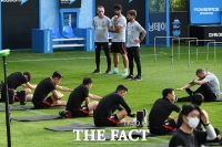  '월드컵 향한 마지막 시험대' 담금질 들어간 벤투호 [TF사진관]
