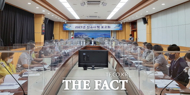 완도군이 오는 2023 신규 시책 보고회를 개최했다/완도군 제공
