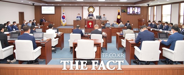 합천군 의회 정례회 모습/합천군 제공