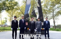  김태흠 충남지사, 한국전 기념비 참배로 미국 순방 마무리