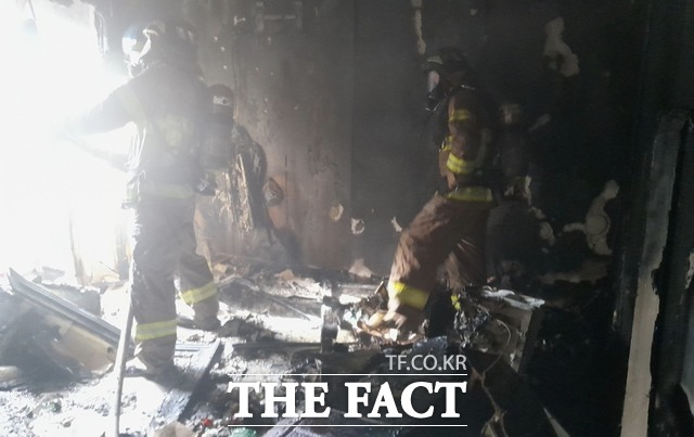 대구 달서구 송현동 빌라 화재. /대구소방안전본부 제공