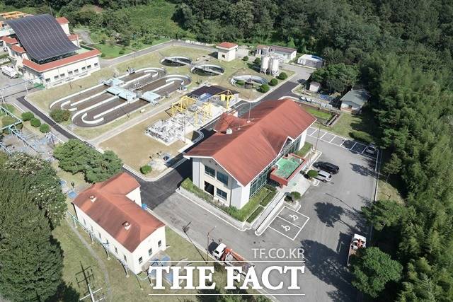 산청군 공공하수처리장 전경/산청군 제공