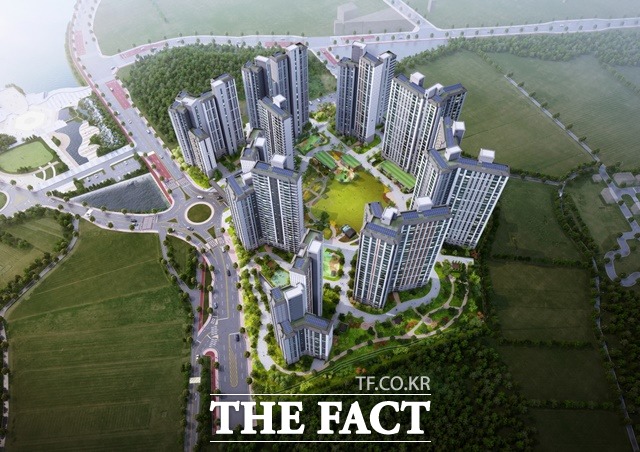 e편한세상 사천 스카이마리나 조감도