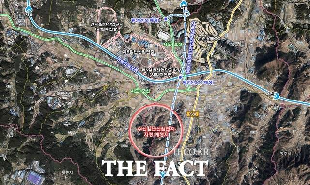 수신 일반산업단지 지정 예정지 / 천안시 제공