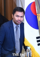  한국 찾은 '매니 파퀴아오' [포토]
