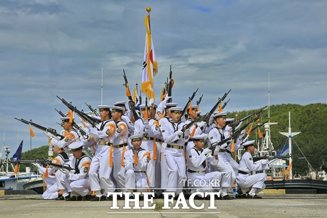 해군의장대 공연 장면. / 조직위 제공