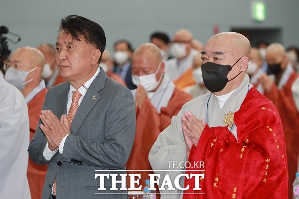 민선 8기 2022년도 도‧불협의회가 17일 청남대 대통령기념관에서 열렸다. /충북도.