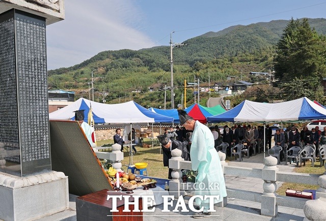 산청군 시천·삼장 민간인 희생자 합동위령제 모습/산청군 제공