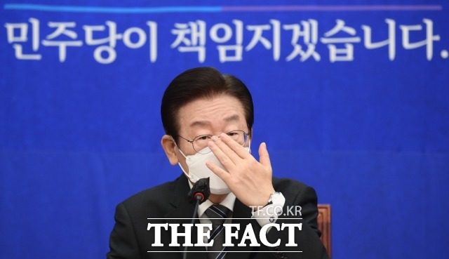 이재명 더불어민주당 대표는 국토균형발전은 중요한 국가적 과제이고 대한민국 지속성장발전을 위한 피할 수 없는 핵심적 과제라며 부울경(부산·울산·경남) 메가시티가 정부·여당에 의해 좌초 위기에 처한 것 같다라고 직격했다. /이새롬 기자