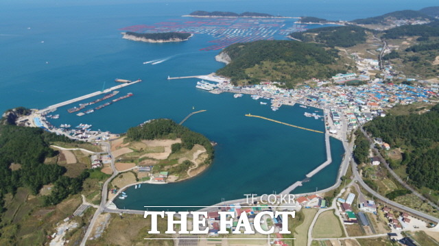 완도군의 도서종합개발사업 대상지(청산 전경)/완도군 제공