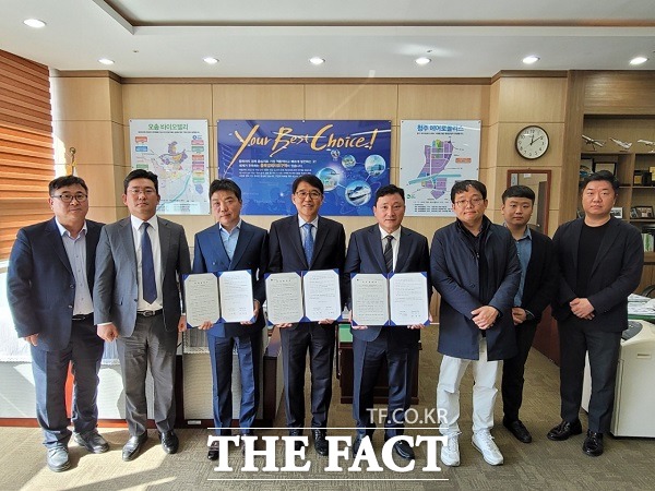 충북 청주시 흥덕구 오송읍에 96개실을 갖춘 비즈니스 호텔과 11개동 오피스텔 등이 들어선다. /충북도.