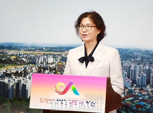 이종신 정보통신과장이 서산시 스마트타운 챌린지 사업을 설명하고 있다. / 서산시 제공