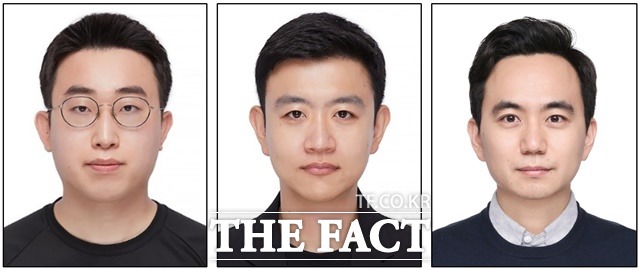 경상국립대학교 에너지시스템공학과 이재연 학생, 안건형 교수, 미시간-상해교통대 조율재 교수(왼쪽부터)/경상국립대 제공