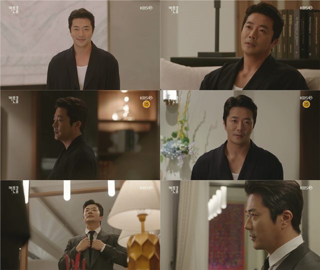 배우 권상우가 1일 방송된 KBS 2TV 월화드라마 커튼콜: 나무는 서서 죽는다에 출연해 시청자들의 눈길을 사로잡았다. /방송화면 캡처