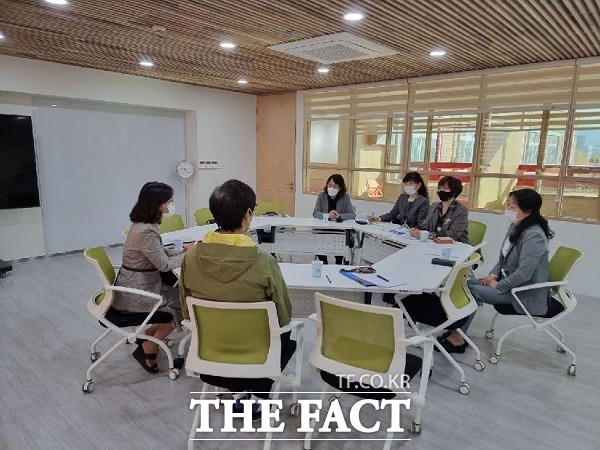 컨설팅 모습. /충북도교육청.