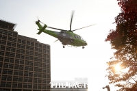  응급환자 이송하는 닥터헬기[포토]