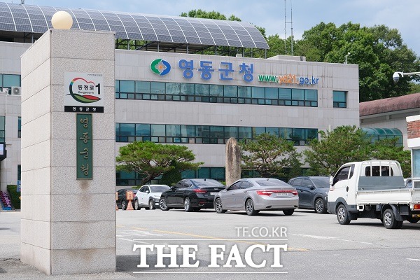 영동군청. /더팩트DB.