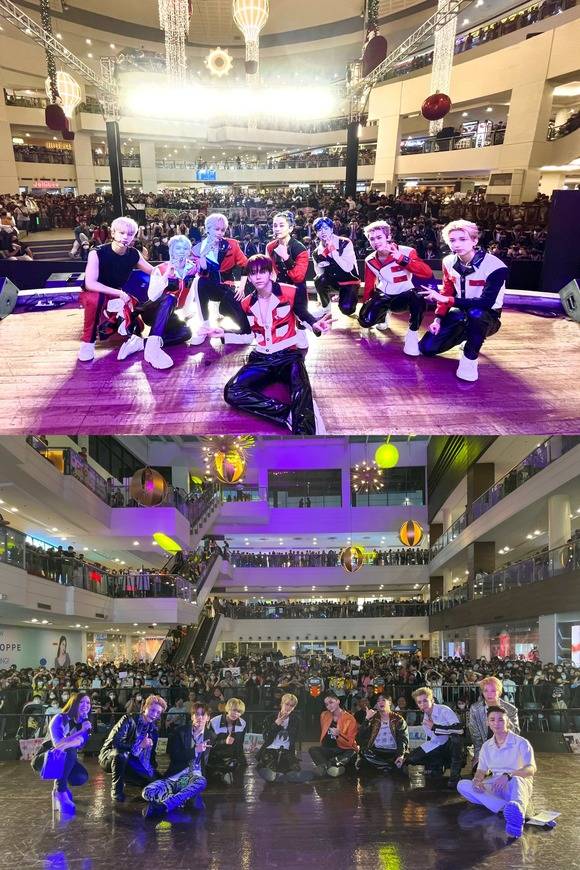 보이그룹 TFN이 지난 12일과 13일 필리핀에서 팬미팅을 개최했다. 양일간 7000여 명의 팬들이 운집했다. /MLD엔터 제공